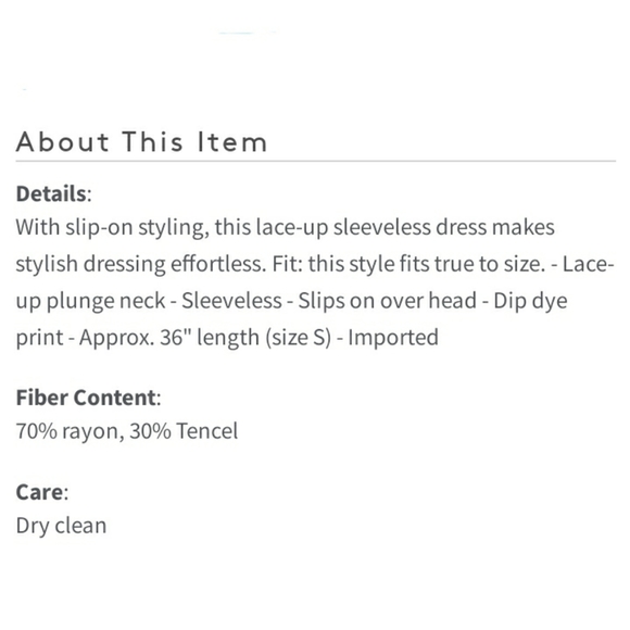 Splendid Indigo Lace-Up Sleeveless Midi Dress - Picture 11 of 11